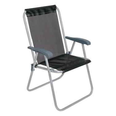 Imagem de Cadeira de Praia Alta Relax Comfort em Alumínio - Bel Fix-Unissex