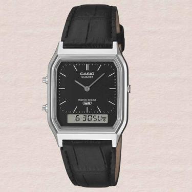 Imagem de Relógio Casio Unissex Anadigi Vintage Prata AQ-230EL-1ADF