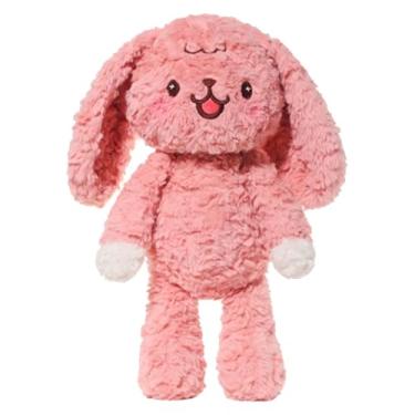 Imagem de Boneca de coelho de orelha longa, pelúcia de coelhinhos de orelha longa | Brinquedo de pelúcia de coelho reversível com orelhas compridas | Bonecos de brinquedo de desenho animado mutáveis e colecio