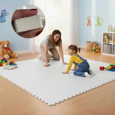 Imagem de Kit 9 Placas Tapete Tatame EVA 50x50cm 20mm 18 Bordas 2,25m² Emborrach