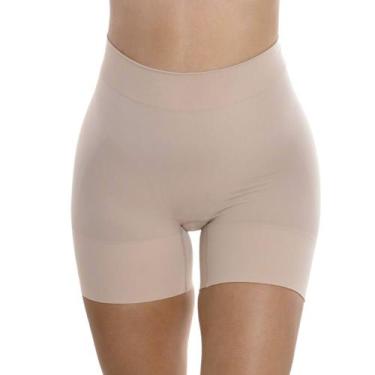 Imagem de Short Modelador Com Compressão Skin Loba Lupo, P, Natural