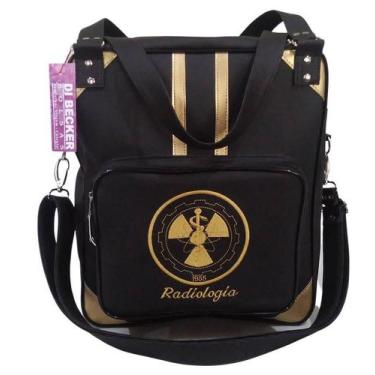 Imagem de Bolsa Feminina Preta Personalizada Radiologia - Di Becker Bolsas