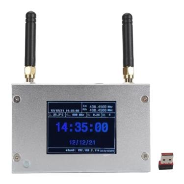 Imagem de Tangxi Placa de Ponto de Acesso Duplex MMDVM, Modem de Voz Digital WiFi Multimodo, Suporte C4FM/DMR/DSTAR P25, 2 Antenas, Display Colorido, Caixa de Alumínio