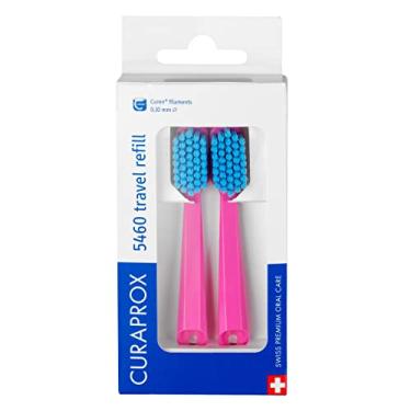 Imagem de Escova de Dente Curaprox Refil Travel Set CS 5460 Ultra Macia - Escova para Viagem - 2 Unidades - Cores Sortidas