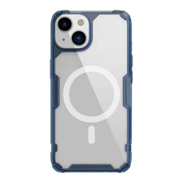 Imagem de Capa Anti Impacto Nillkin Nature TPU Pro Magnetic Case para iPhone 14 Plus (Azul)
