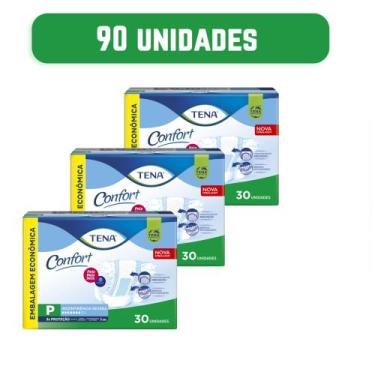 Imagem de Fralda Geriátrica/Adulto Descartável Tena Confort Mega P/90 unidades -