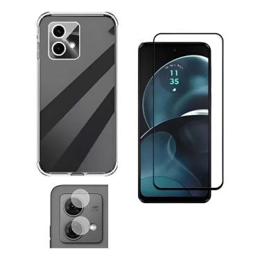 Imagem de Kit Capa Capinha + Pelicula 3D + P Camera Para Moto G84 5G T