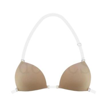 Imagem de Sutiã Adesivo De Silicone Reutilizável Invisível Sem Alças E Sem Costa