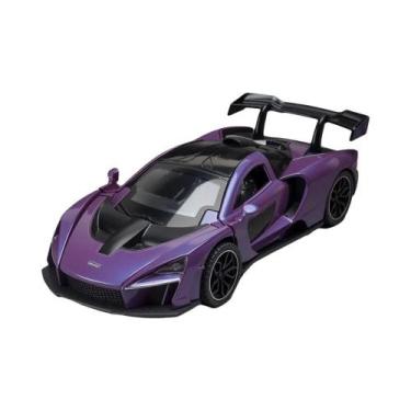 Imagem de Carrinho De Brinquedo Esportivo 720S Senna Em Escala 1:32 Com Luz, Som