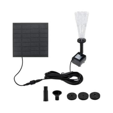 Imagem de Fonte Solar Com Painel De 1.4W E 6 Bicos, Bomba De Água Flutuante Para
