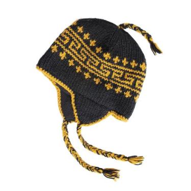 Imagem de Gorro KOSHI de Lana Tejido a Mano con Forro Sherpa para Invierno