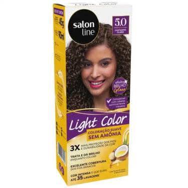 Imagem de Coloração Suave Light Color 5.0 Castanho Claro Salon Line