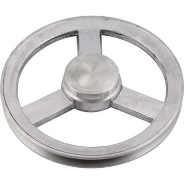 Imagem de Polia de Alumínio 1 Canal, Perfil A, 110 mm, sem Furo Vonder