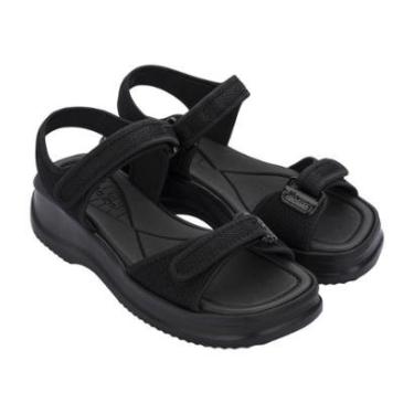 Imagem de Sandalia Feminina Azaleia Tiras Duplas Aderentes 18451-Feminino