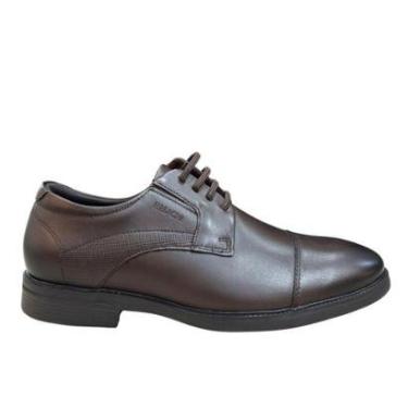 Imagem de Sapato Social Ferracini 6017-709h Masculino Couro Elástico t-Masculino