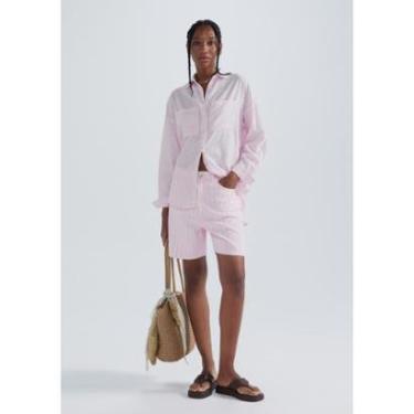 Imagem de Bermuda Hering De Sarja Fio Tinto Feminina-Feminino