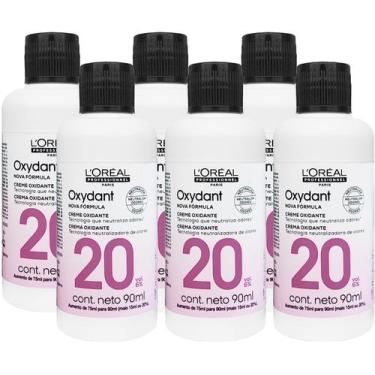 Imagem de Loreal Kit 6 Água Oxigenada 20 Volumes 90 ml - Loreal professionnel