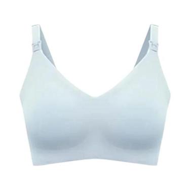 Imagem de Sutiã De Amamentação plus Size Ultra Fino Sem Costura Com Corte a Lase
