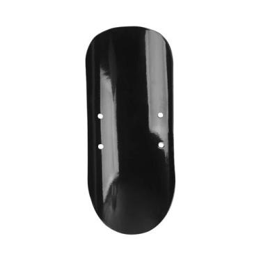 Imagem de Paralama Frontal Curto Personalizado Preto Brilhante Para Harley Sport