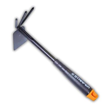 Imagem de Sacho e Cultivador 3 Pontas em Aço Cabo Plástico STARFER