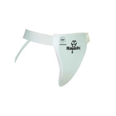 Imagem de Protetor Genital / Coquilha Feminino Branco para Karate - Hayashí - Ho