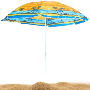 Imagem de Guarda Sol Gigante 1,80m De Piscina Pesca Praia Verão UV Grande - LT P