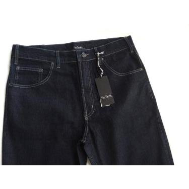Imagem de Calça Jeans Pierre Cardin Masculina Tradicional Corte Reto com Elastan