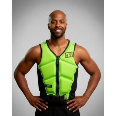 Imagem de Colete Salva Vidas Homologado Hydro - Prolife, Amarelo flúor, G1 (De 5