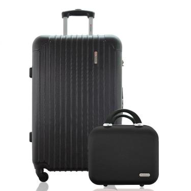 Imagem de Kit Mala Rígida 360° com TSA mais Frasqueira - Gladiador A2G