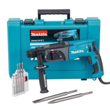 Imagem de Martelete Combinado 24mm 15-16 220 Volts + Maleta E Acessórios Hr2470x