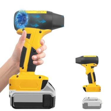 Imagem de Mini soprador Jet Dry sem fio para bateria Dewalt 20v, ventilador a jato 130.000 RPM controle de velocidade do vento de 4 velocidades, super ventilador de jato para secagem, limpeza (bateria não