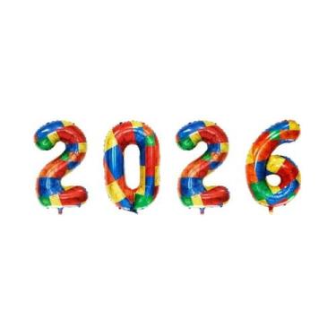 Imagem de Feliz Ano Novo 2026: Kit De Decoração Para Festa De Véspera De Ano Nov