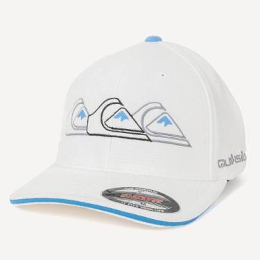 Imagem de Boné Quiksilver Aba Curva Emb Three Logo WT26 Branco, Branco, M