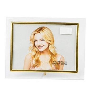 Imagem de Porta-retrato 181833 Horizontal para Foto 10X15CM em Vidro Transparente com Acabamento Sofisticado Rio Tijucas