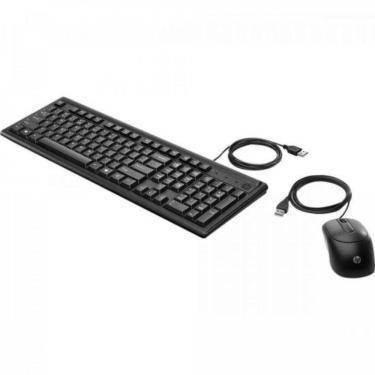 Imagem de Kit Teclado E Mouse Usb 160 Preto Hp