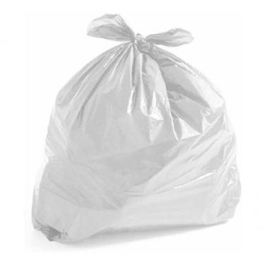 Imagem de Saco para Lixo Saco Branco para Lixo 60 Litros para Coleta Seletiva em PEBD 100% Recicl...