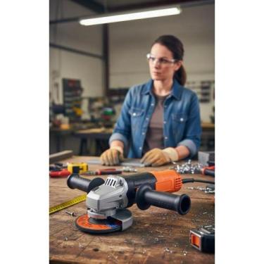 Imagem de Esmerilhadeira Angular 920W Compacta 115mm Potente e Durável - Congrat