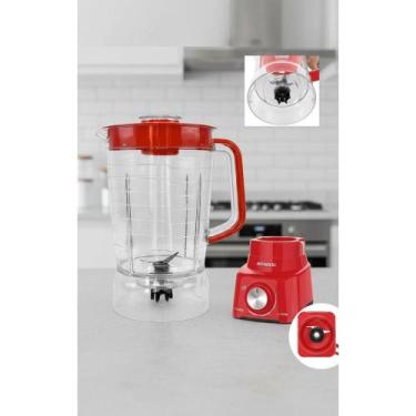 Imagem de 2x Copo Liquidificador Mondial L850 L900W Vermelho - Congratulations S