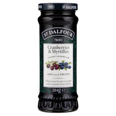 Imagem de St Dalfour Geleia de Cranberry & Mirtilos (Cranberries & Myrtilles), 284g