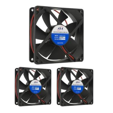 Imagem de Kit 3 Und Cooler Ventilador Asa Fan 9025s-12 12v 92x92x25mm Resfriamen