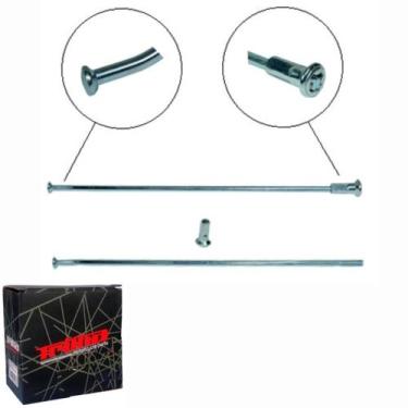 Imagem de Raio Traseiro Jogo 36 Peças 3,5MM ZINCADO XRE190 NXR160 BROS - Trilha