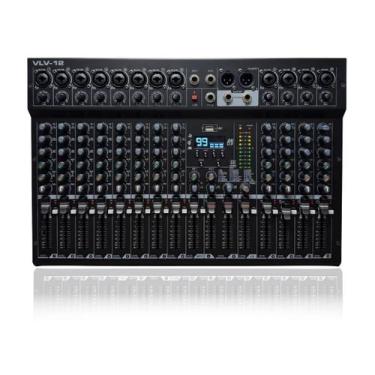 Imagem de Mesa De Som 12 Canais Voik VLV12 Metal USB Bluetooth 99 Efeitos Interf