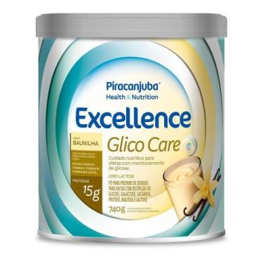 Imagem de Suplemento Alimentar Excellence Glico Care Baunilha Piracanjuba 740g