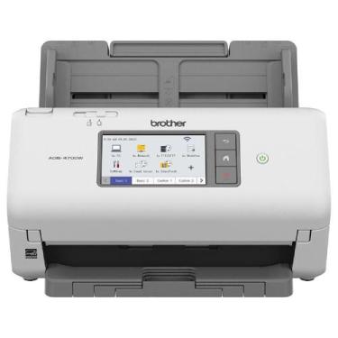 Imagem de Scanner de Mesa Brother ADS-4700W USB Branco/Preto-ADS4700W