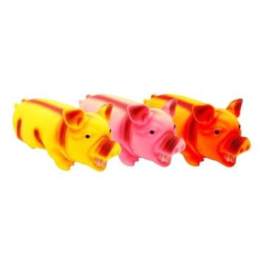 Imagem de Brinquedo Porco Sonoro Colors para Cães - RIO TIJUCAS