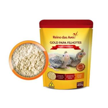 Imagem de Gold papa filhotes 400g refil - papinha p/ pássaros - reino das aves
