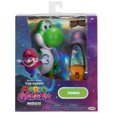 Imagem de Boneco Articulado Yoshi 12cm Filme Super Mario Galaxy - Sunny 5101