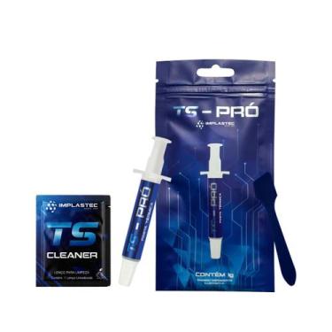 Imagem de Pasta Térmica Ts-Pro Implastec 1g Condutividade Térmica 6.2w/m.k Pc Pr