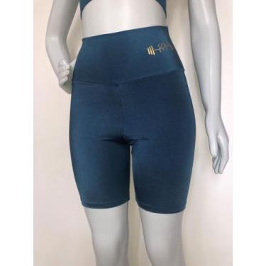 Imagem de Bermuda Frown Levanta Bumbum - Sporting Ever, Azul elixir, M