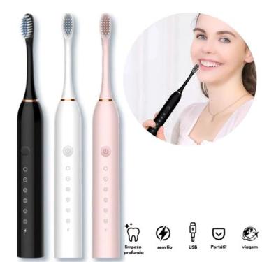 Imagem de Escova de Dentes Elétrica Profissional para Adultos - Rick Imports